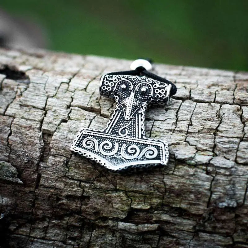 PENDENTIF MARTEAU DE THOR ARGENT STERLING .925 - Viking Héritage