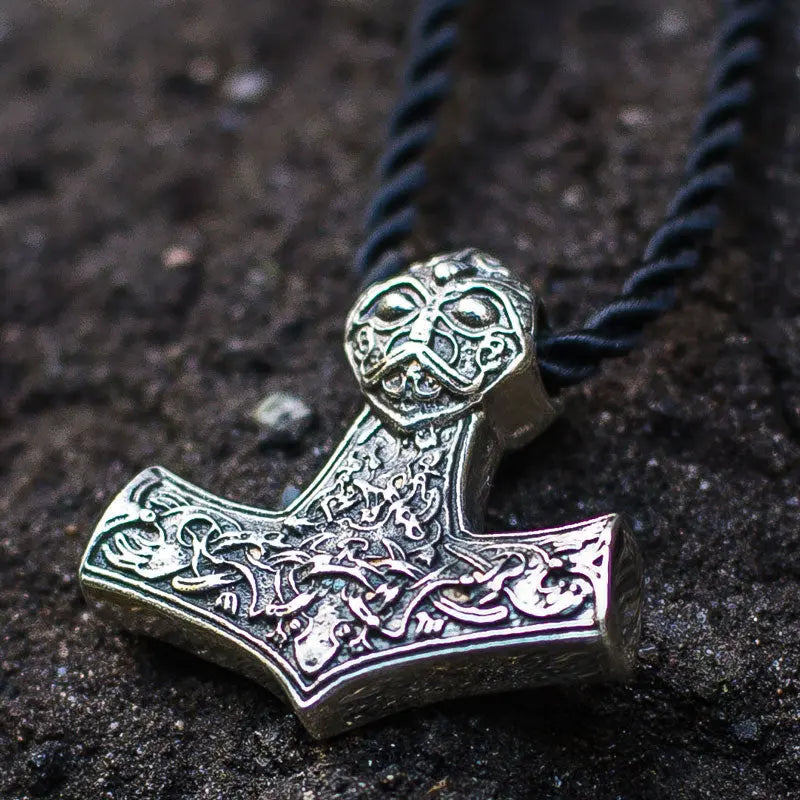 PENDENTIF MARTEAU DE THOR EN ARGENT STERLING .925 - Viking Héritage