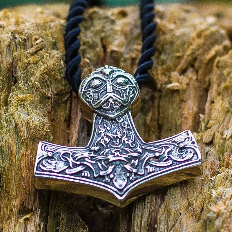 PENDENTIF MARTEAU DE THOR EN ARGENT STERLING .925 - Viking Héritage