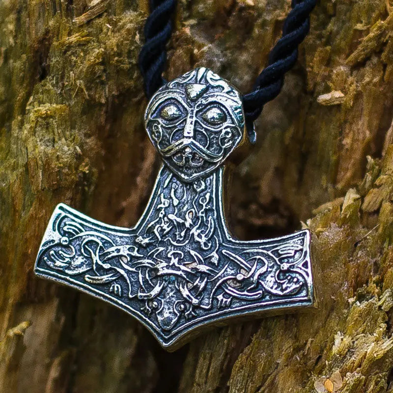 PENDENTIF MARTEAU DE THOR EN ARGENT STERLING .925 - Viking Héritage