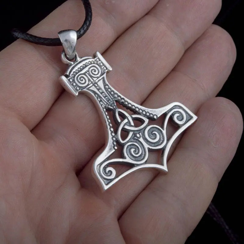 PENDENTIF MJOLNIR ARGENT STERLING .925 - Viking Héritage