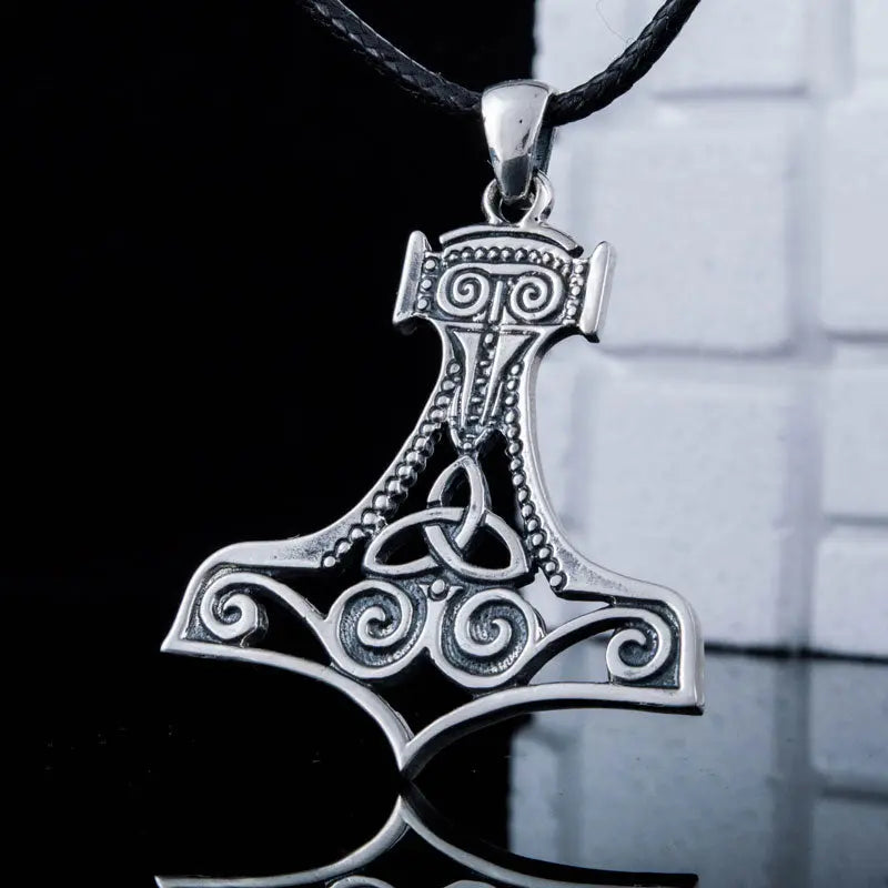 PENDENTIF MJOLNIR ARGENT STERLING .925 - Viking Héritage