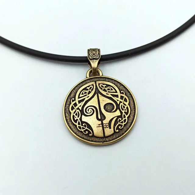 Pendentif Hel en Bronze Massif - Viking Héritage