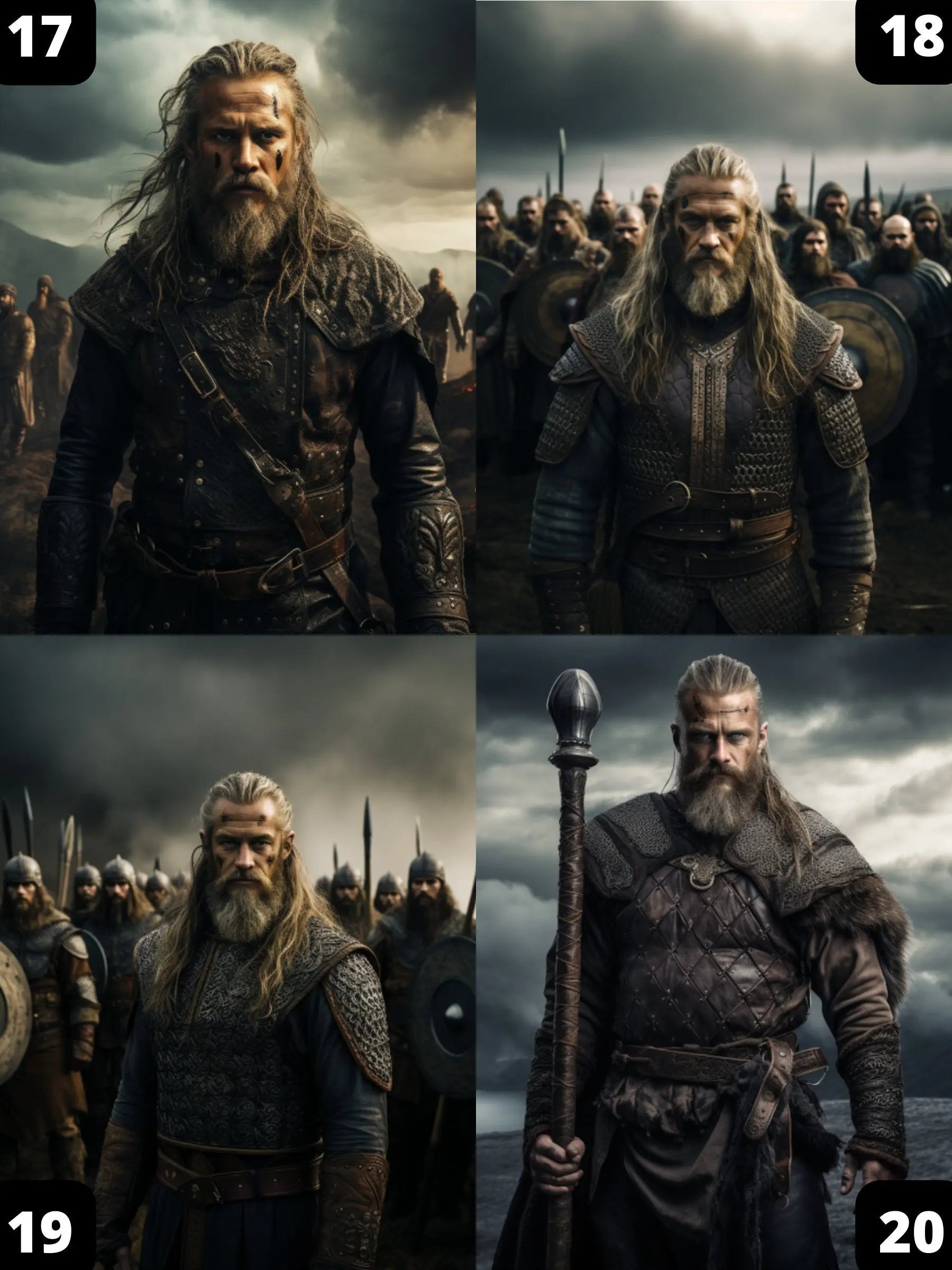 Portrait Personnalisé - Homme Viking - Viking Héritage