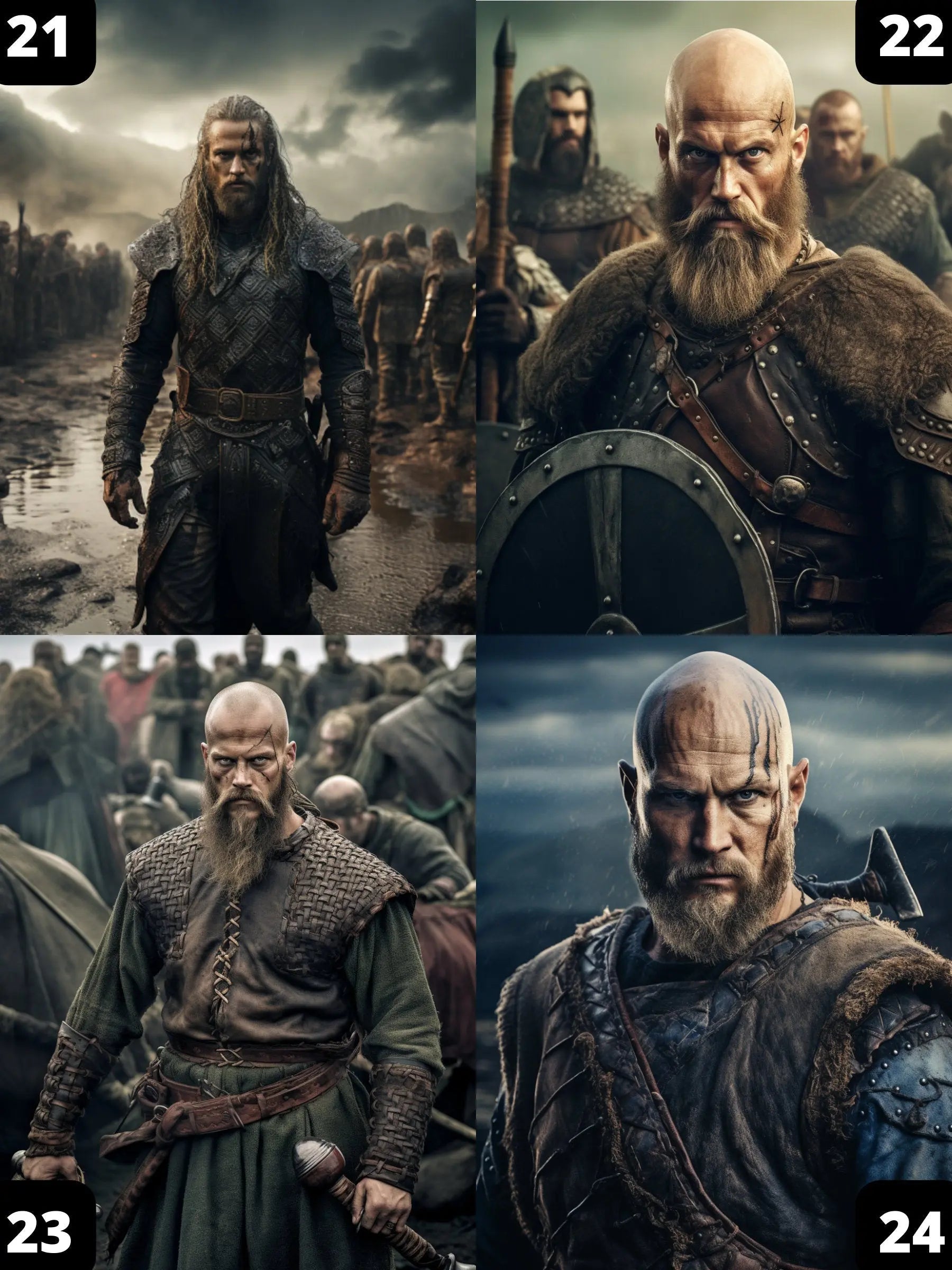 Portrait Personnalisé - Homme Viking - Viking Héritage