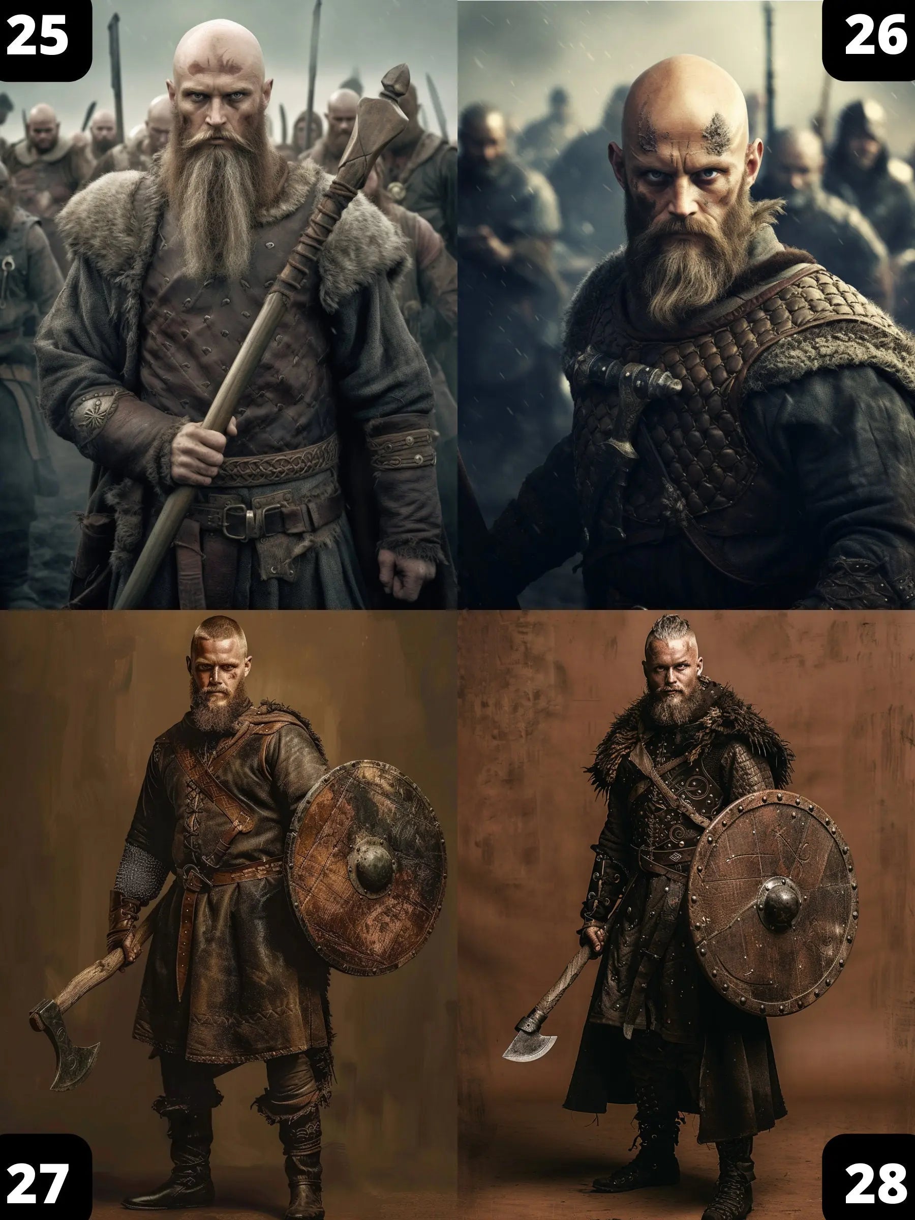 Portrait Personnalisé - Homme Viking - Viking Héritage