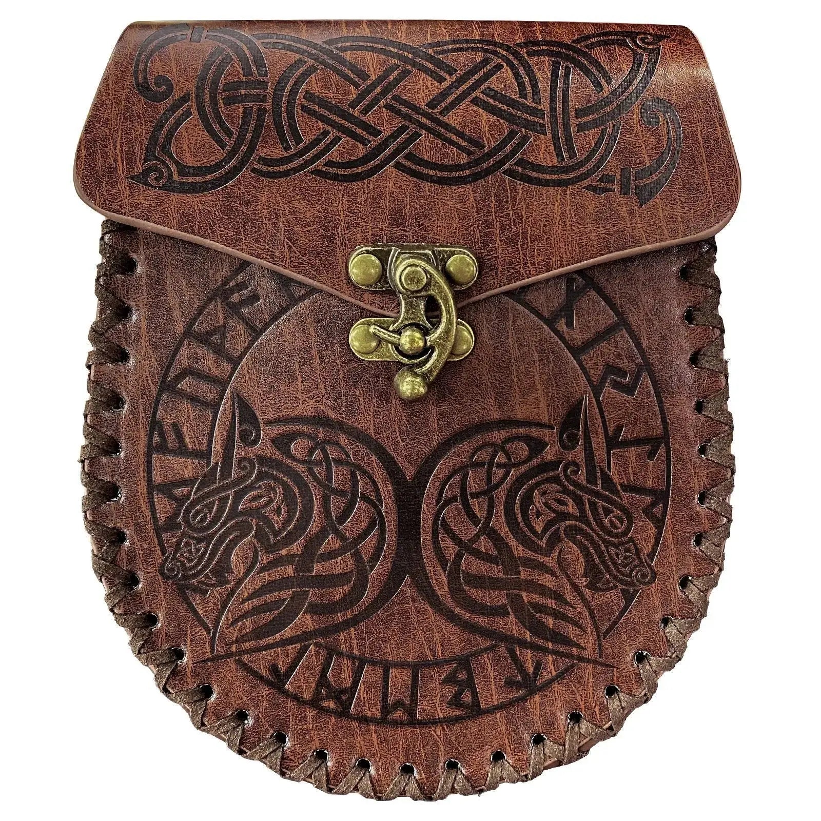 Sacoche de Ceinture Viking en Cuir - Viking Héritage