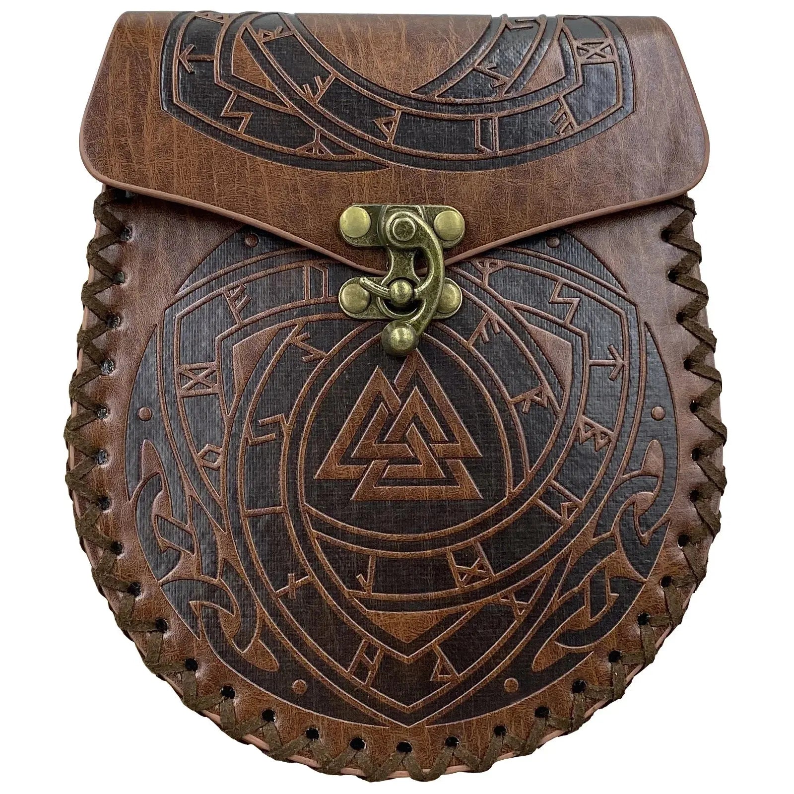 Sacoche de Ceinture Viking en Cuir - Viking Héritage