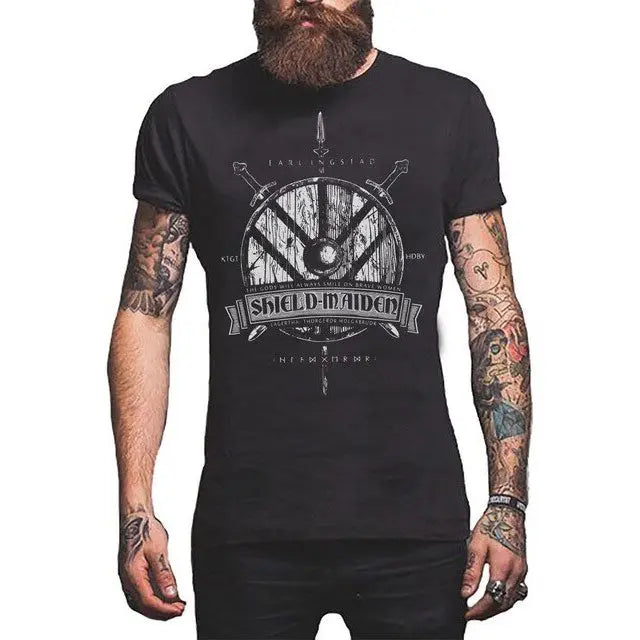 T SHIRT BOUCLIER VIKING - Viking Héritage